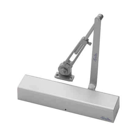 Norton Co Tri-Packed, Hold Open Door Closer, Adjustable Size 1-6, Aluminum Painted 210 TPH 689